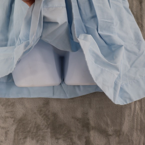 Ciao Lucia Neroni Mini Dress Womens M Ice Blue Bow Vintage Inspired Coquette NWT - Picture 10 of 16